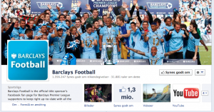 Barclays Facebook page