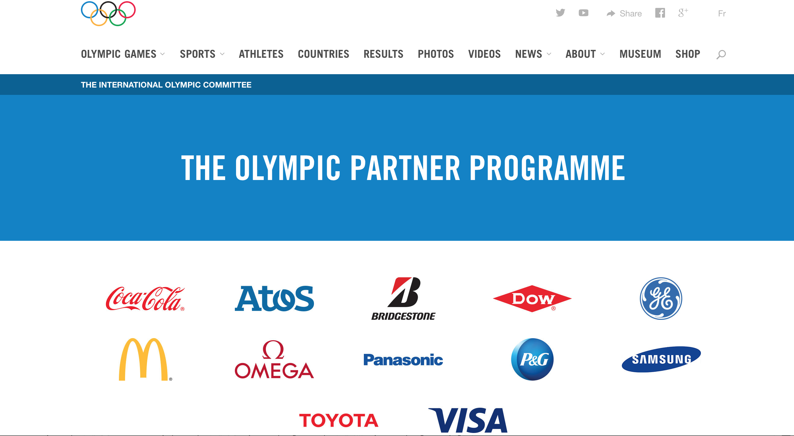 Sponsorship, branding and commercialization of 2016 Rio
