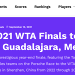 WTA shows that high-profile sports blend politicization and commercialization